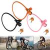 Puppy Bike Safety Lock with 2 Cookie Keys Silicone Covered Bike Lock Creative Kids Cute Cable Lock Bicycle Accessories