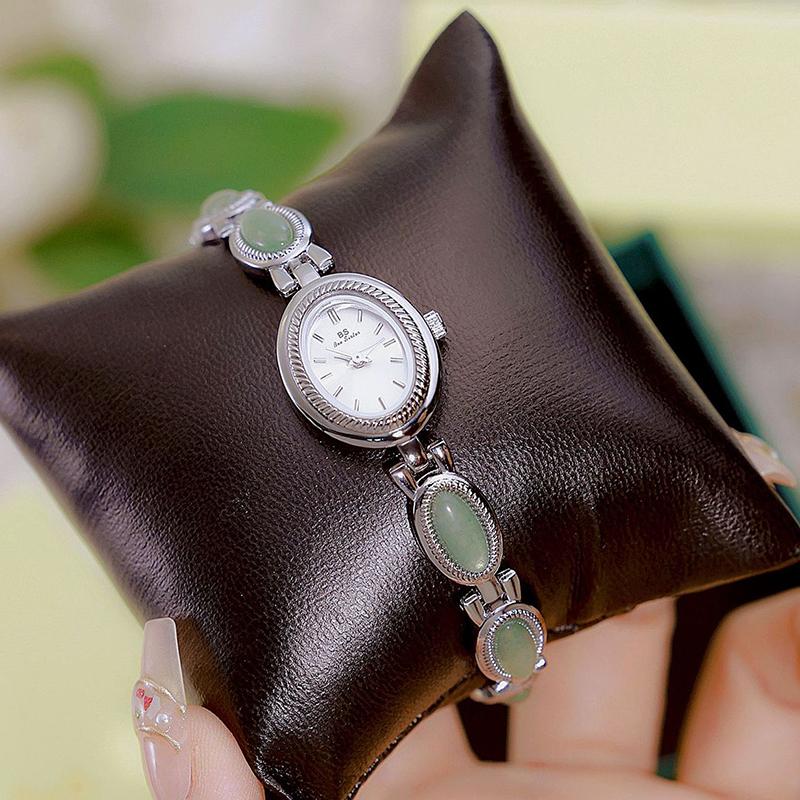 Oval Rhinestone Ladies Wrist Watches Top Brand Luxury For Women Bracelet Watches Gold relogio feminino dropshipping Fashion