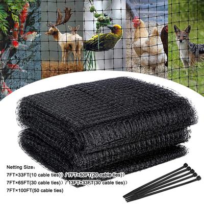 Vogelschutznetz, 4 x 10 m, strapazierfähig, für Gartenteich, Obst, Schutznetz, Gemüsekäfig