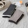 Women's Mid-Calf Hand-Knitted Korean Style Socks - Autumn/Winter Loose Cuff, Thin Wool, Toe Socks, Postpartum Friendly