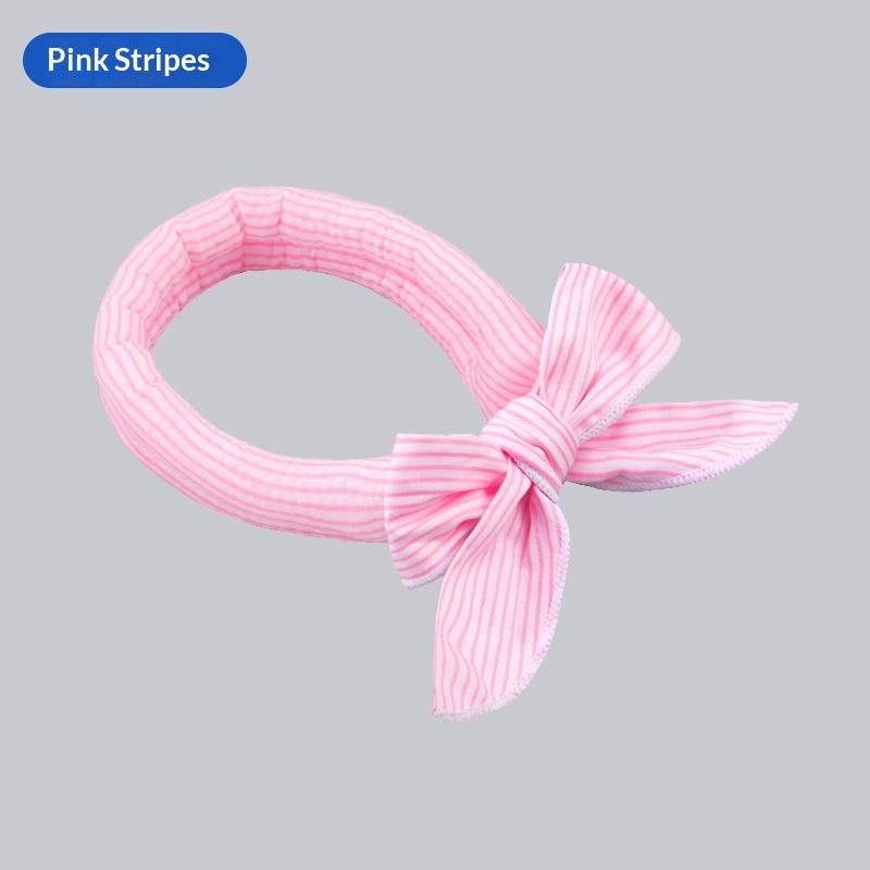 Pet Cooling Ice Scarf Anti-Heatstroke Breathable Adjustable Collar for Dogs Cats Summer Daily Walking