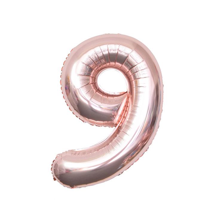 32-Inch Digital Aluminum Balloon for Baby's First Birthday Celebration Decor
