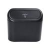 Multi-function Car Bin Black Flip Case Rubbish Holder New Garbage Can
