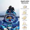 Manchester City Personalized Name Blanket Lightweight Personalized Blanket Durable Comfort Versatile for Nap Chair Living Room Office All-Season Use
