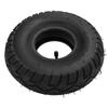 10 Inch 4.10 3.50‑4 Inner Tube Tire with Bent Valve 4.10 3.50‑4 Rubber Inner Outer Tyre Pneumatic Tire Replacement