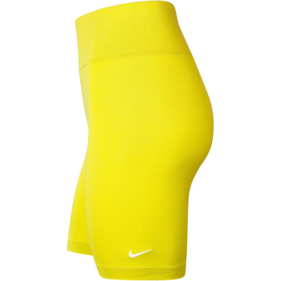 Nike Sportswear Leg-A-See Comfortable Versatile Slim Fit Casual Shorts Women Shorts Yellow CJ2661-731