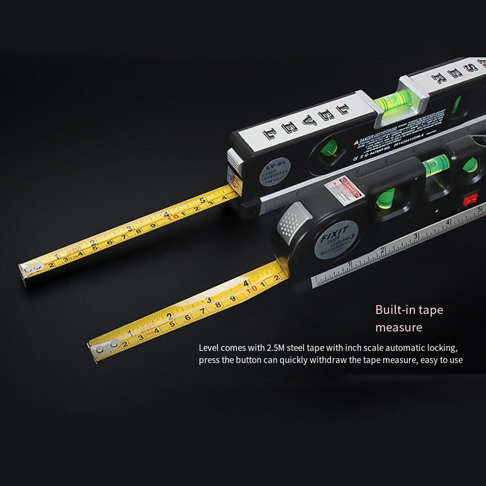 High Precision Right Angle Spirit Level Adjustable Cross Line Lasers Measuring Instrument