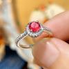 Temperament Wedding Rings for Women Luxury Inlaid Sparkling CZ Engagement Anniversary Party Lady Rings New Trendy Jewelry