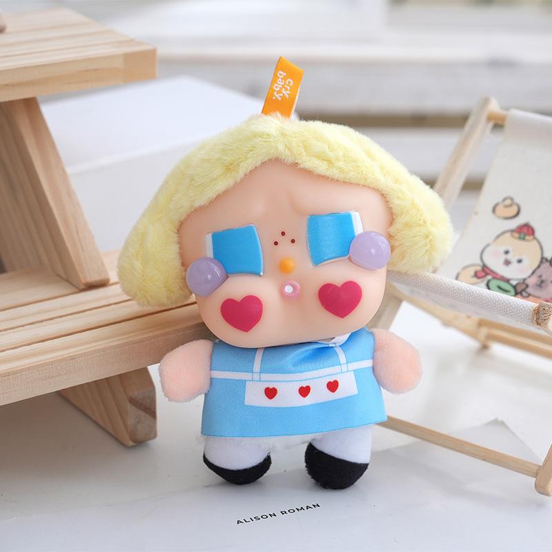 Crying Baby Plush Keychain Bag Accessory Doll Keychain Ornament Children's Toy Gift