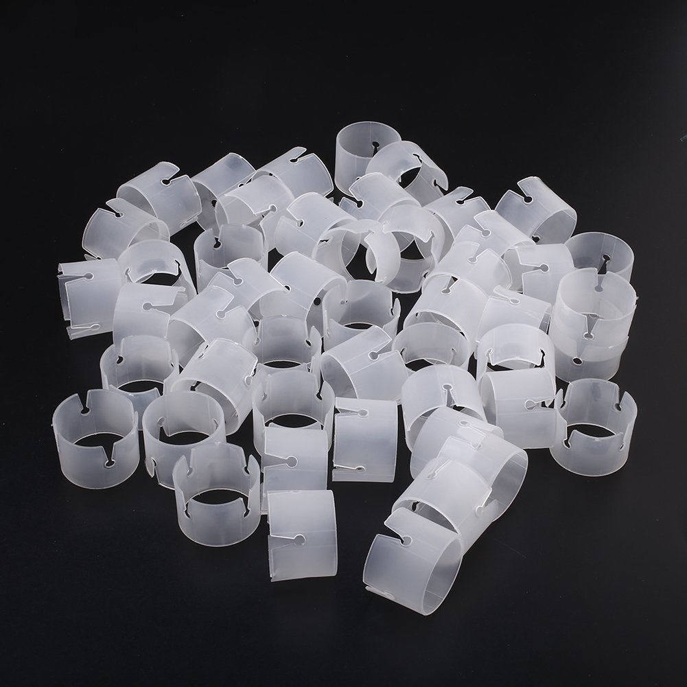 50Pcs Plastic Balloon Arch Connectors Clip Buckles for DIY Balloon Flowers Columns and Party Decorations Wedding Celebration