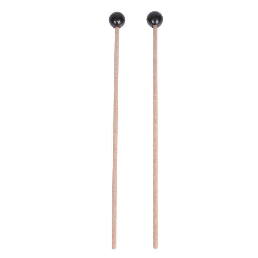 Professional Xylophone Marimba Mallets with Maple Handles 2pcs Wooden Handle Rubber Mallets Percussion Instrument Accessories China Mainland