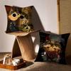 Povlak na polštář Over The Garden Wall Povlak na polštář proti roztočům Neviditelný zip Hedvábný krátký plyš Povlak na polštář na pohovku