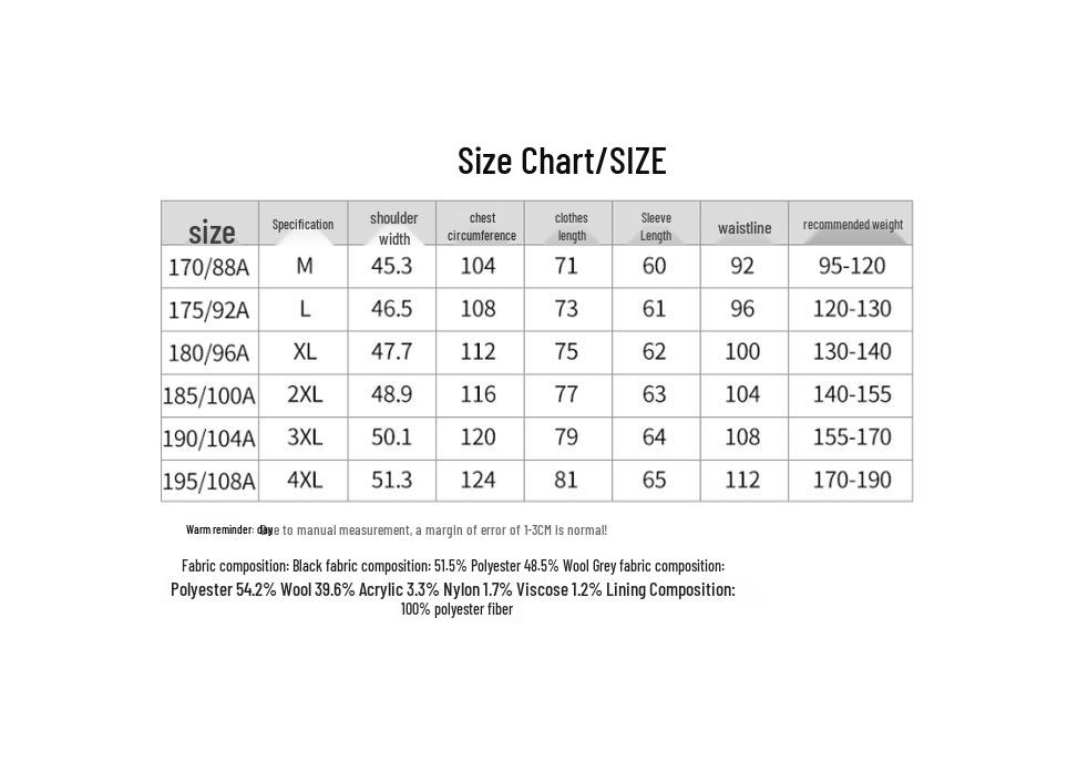 Firstview Men's Business Casual Wool-Blend Blazer