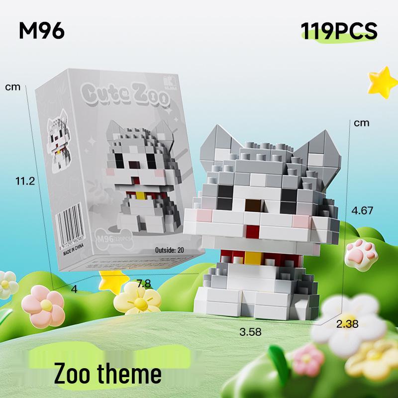 Pirate Anime Character Building Blocks for Kids - Educational Assembly Desktop Ornaments