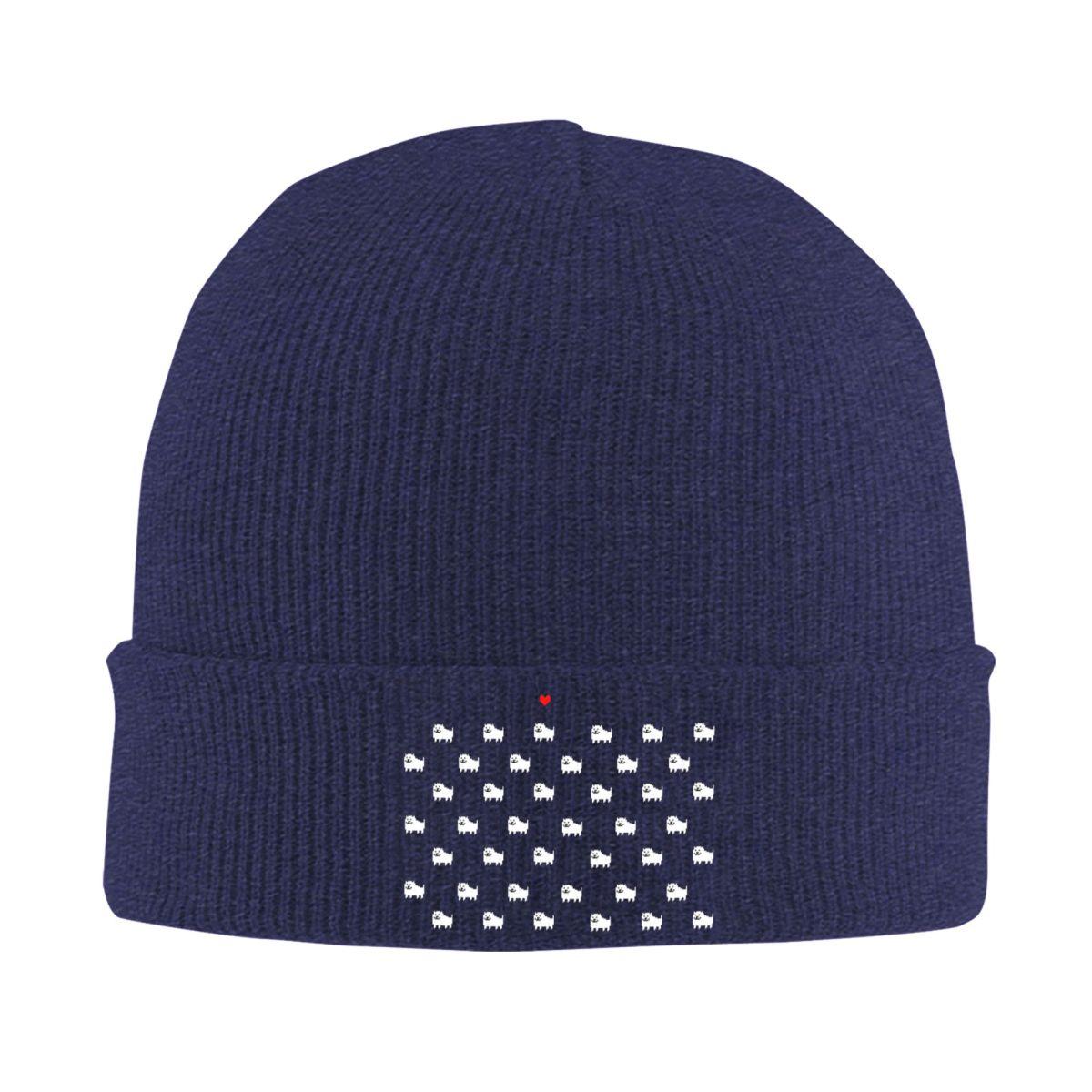 

Undertale Dog Heart Warm Knitted Cap Fashion Bonnet Hat Autumn Winter Outdoor Beanies Hats for Unisex Adult One Size