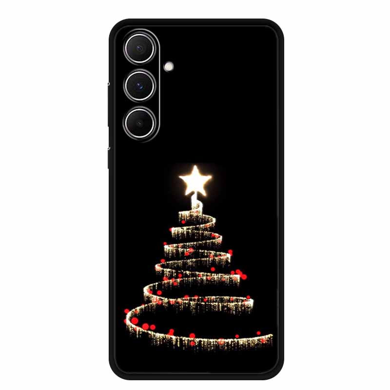 Christmas Phone Case For Samsung A17 5G 2025 Case Soft Black Silicone Bumper For GalaxyA17 17 5G TPU Coque Samsung Galaxy A17 5G