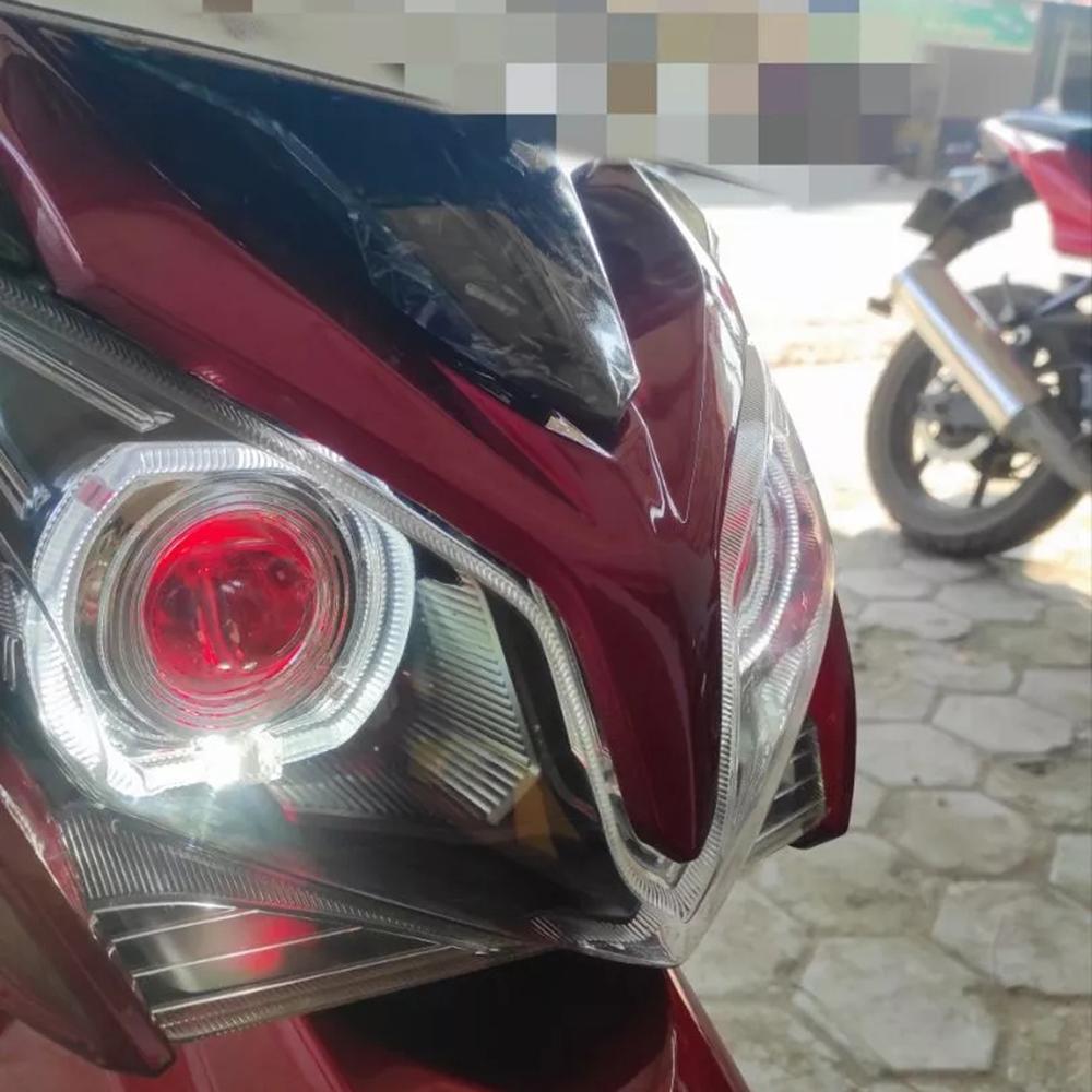 

Car Motorcycle Bright LED Spotlight Motorbike Fog Lamp Front Light Blue+Red