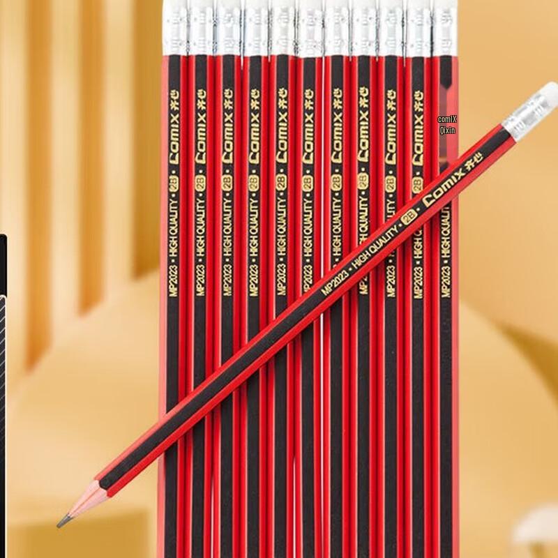 

JY2B Шестигранные деревянные карандаши с ластиком