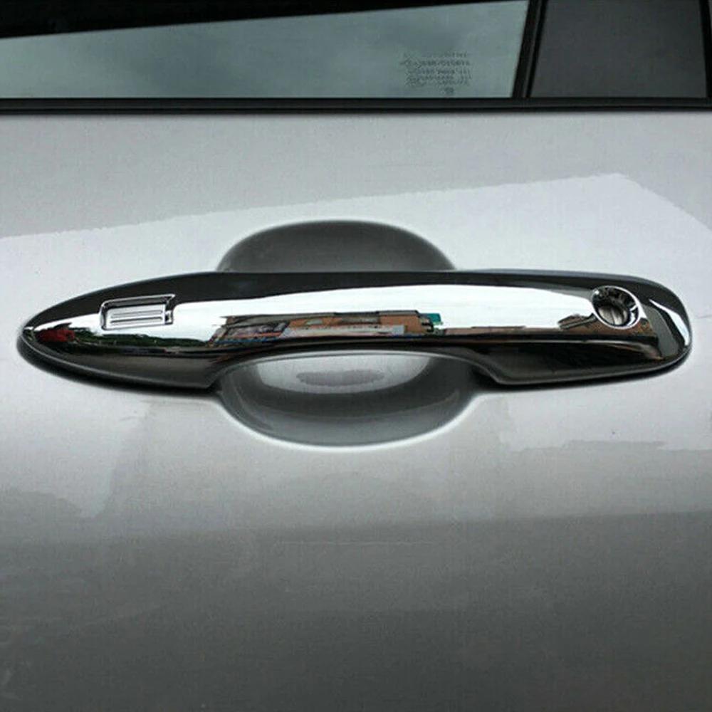 4x for Toyota Yaris Cross Hybrid 2025 2025 XP210 Stickers 2025 2020 Chrome Car Door Handle Cover Trim Styling White Accessories