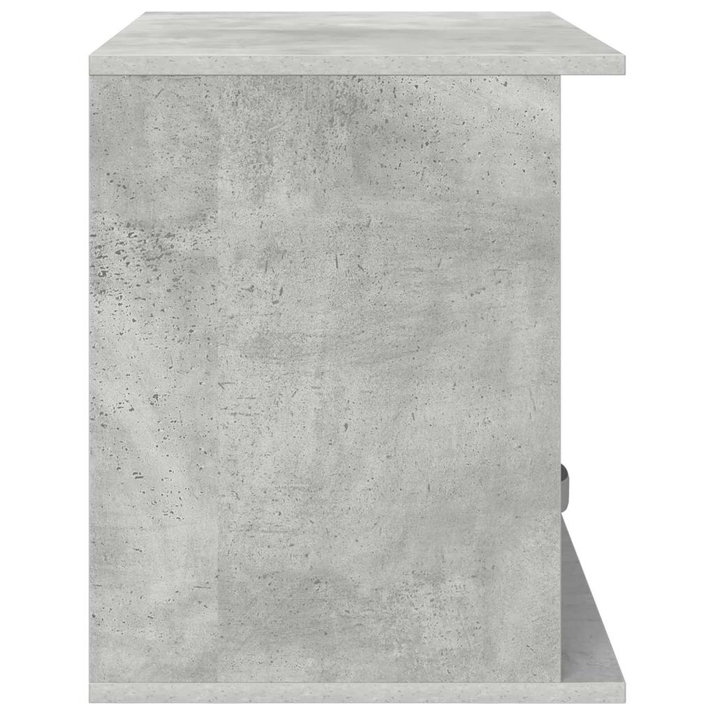 TV Stand with Drawers Concrete Grey 79 x 40 x 48 cm