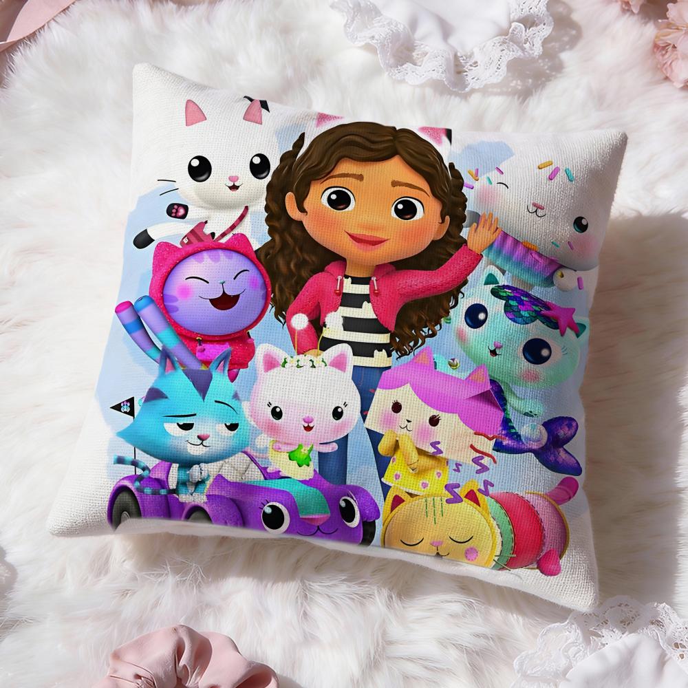 

Anime G-Gabby s DollhouseS Cushion Cover Premium Comfort Reversible Pillow Cove -Two in One Design for Any Room & Car Interior 30cmx30cm