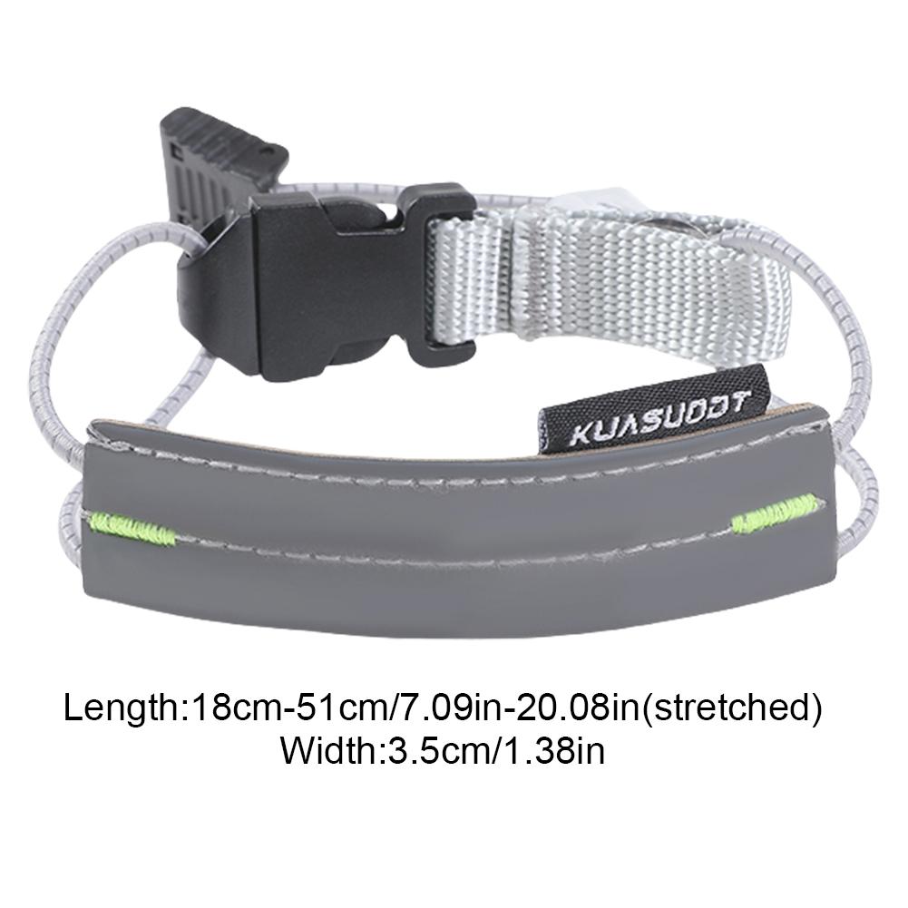 Reflective Cycling Pants Cuff Band High Visibility Trouser Leg Straps Bicycle Trouser Bands for Night Walking Cycling Running