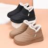 Snow Boots Women's Winter Versatile Waterproof and Non-slip Piled Thickened Foreign-style Warm Cotton Shoes Women's Shoes