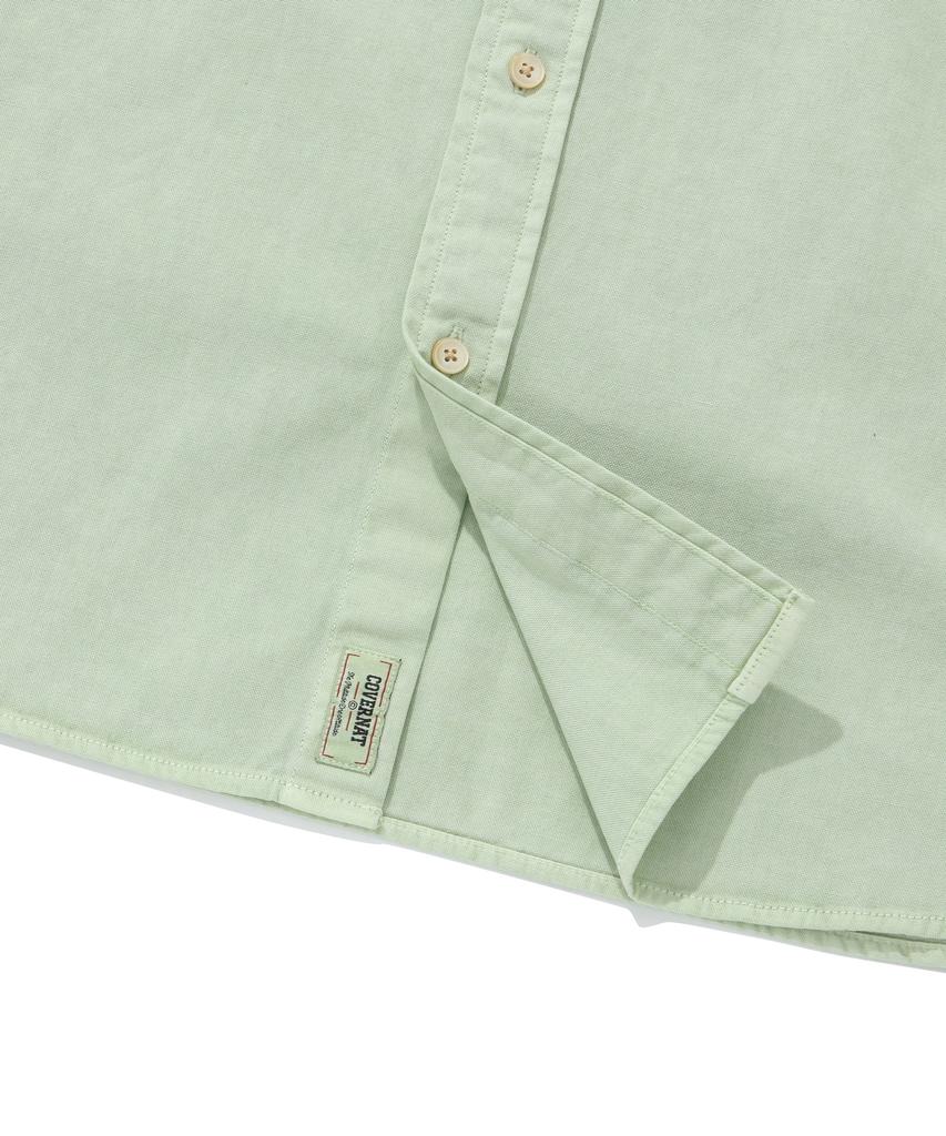 COVERNAT Pigment Oxford Shirt Green