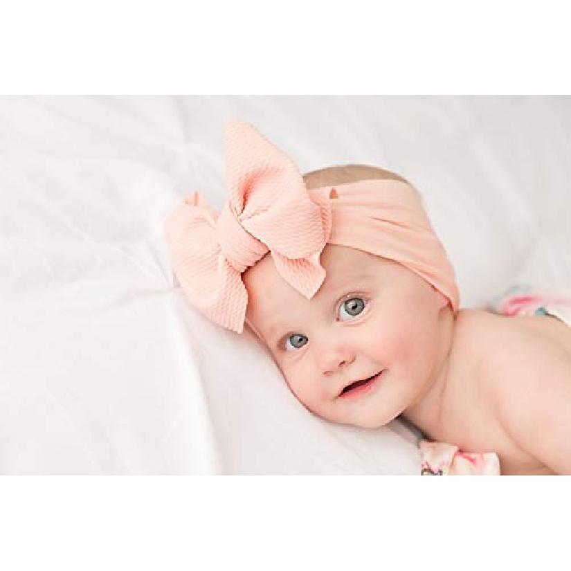 QandSweet Baby Girl's Headbands and Bows Hair Accessories (7Pcs Newest01)