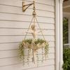 Whimsical Fairy Flower Pot Resin Girl Hanging Plant Basket Flower Container  Cafe Decorations