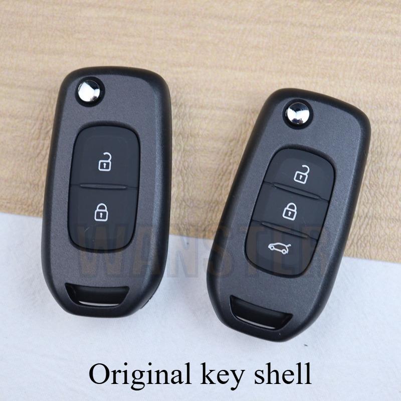 2 3 Button Car Key Fob Case Shell Housing for Renault Clio V 2021 Megane 3 Symbol Logan 2 Sandero 2 Dacia Duster Kadjar Captur
