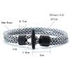 New In Paracord Bracelets Viking Pirate Men Rope Braclet Survival Matching Festival Accessories Pulseiras Masculina Gift For Him