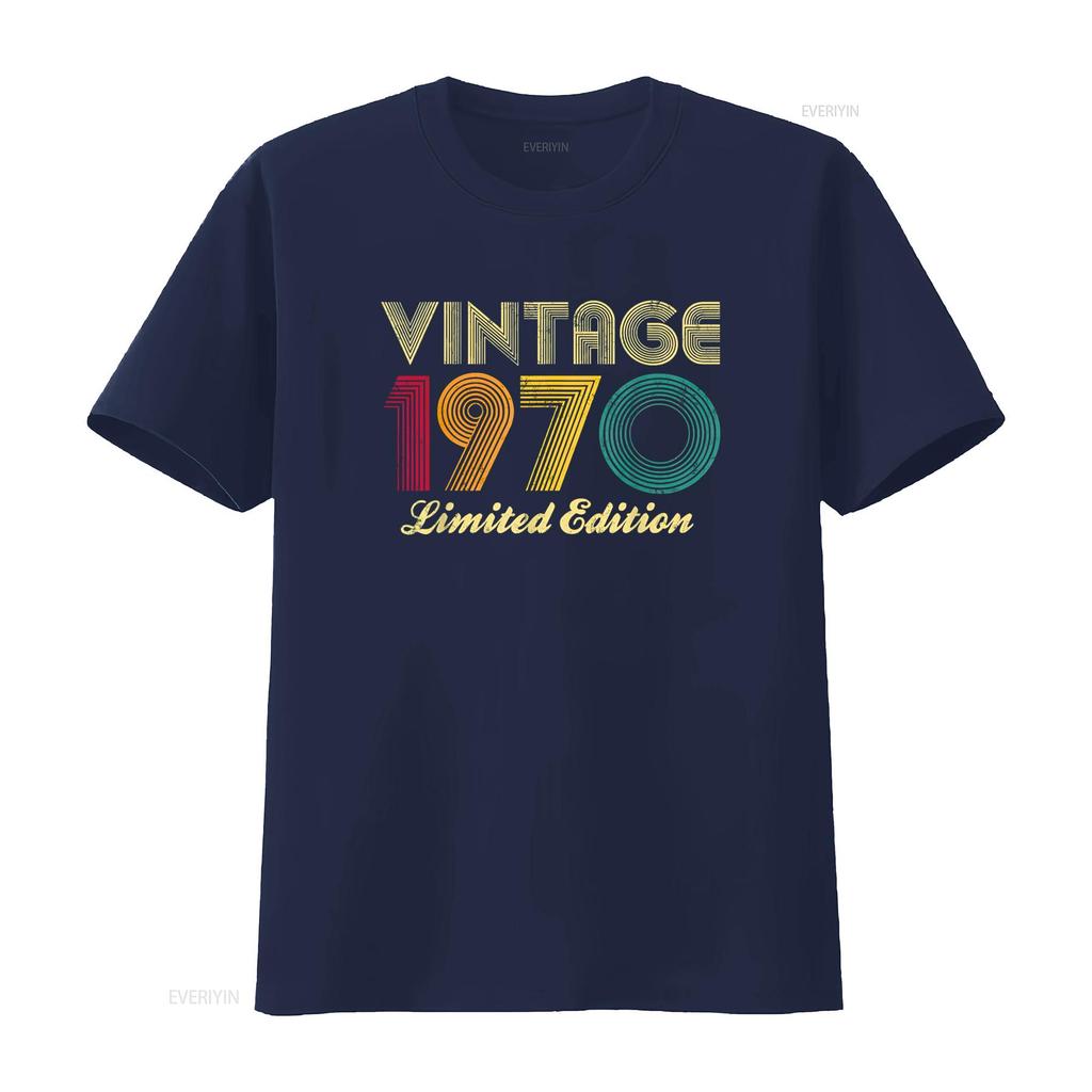 53rd Birthday Vintage 1970 53 Years Old Retro T Shirt vintage Washed fashion streetwear Stylish Soft graphic designer clothes
