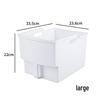 Japanese Kitchen Storage Box Organizer with Handle