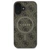 Guess 4G Ring Classic Logo Magsafe - Etui Iphone 16 Plus (Brązowy)