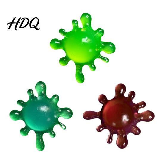 Durable Stress Reliever Mini Relief Squeeze Toy Decompression Clear Sensory Fidget Healing Anxiety Soft Stretchy Ball Pinch Anti-stress Hand