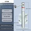 1200 lb Jack Stand with Side Crank for Trailer/Mobile Food Truck - Two-Way Rotating Crank, Easy to Use