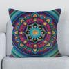 Mandala Style Decorative Pillowcases for Pillows Chair Cushion Cover  Fall Decor Pillowcase _ Short Plush Pillow Hugsz,