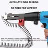 Automatic Screw Driver Chain Nail Gun Adapter Electric Drill Nozzle Woodwork Screw Drive Auto Feed Power Tool Part Attachment