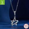 Dream Star Trail Diy Bracelet Necklace Pendant, Blue Star Night Sky S925 Sterling Silver Beaded