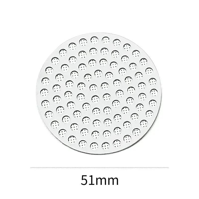 

Многоразовый двухслойный экран для кофейной таблетки эспрессо 51/53/58 мм Равномерный контроль потока Сетчатая пластина кофейного фильтра Корзина для портафильтра эспрессо