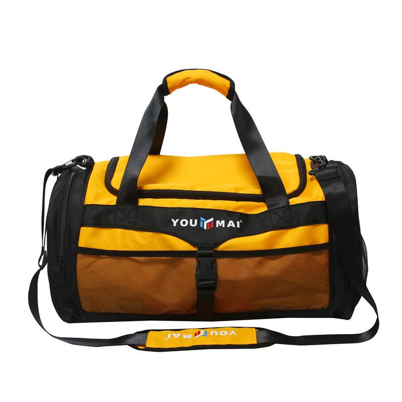 Travel Bag Double Shoulder Large Capacity Dry and Wet Separation Sports Fitness Training Bag Lightweight Portable Mountaineering Duffel Bag