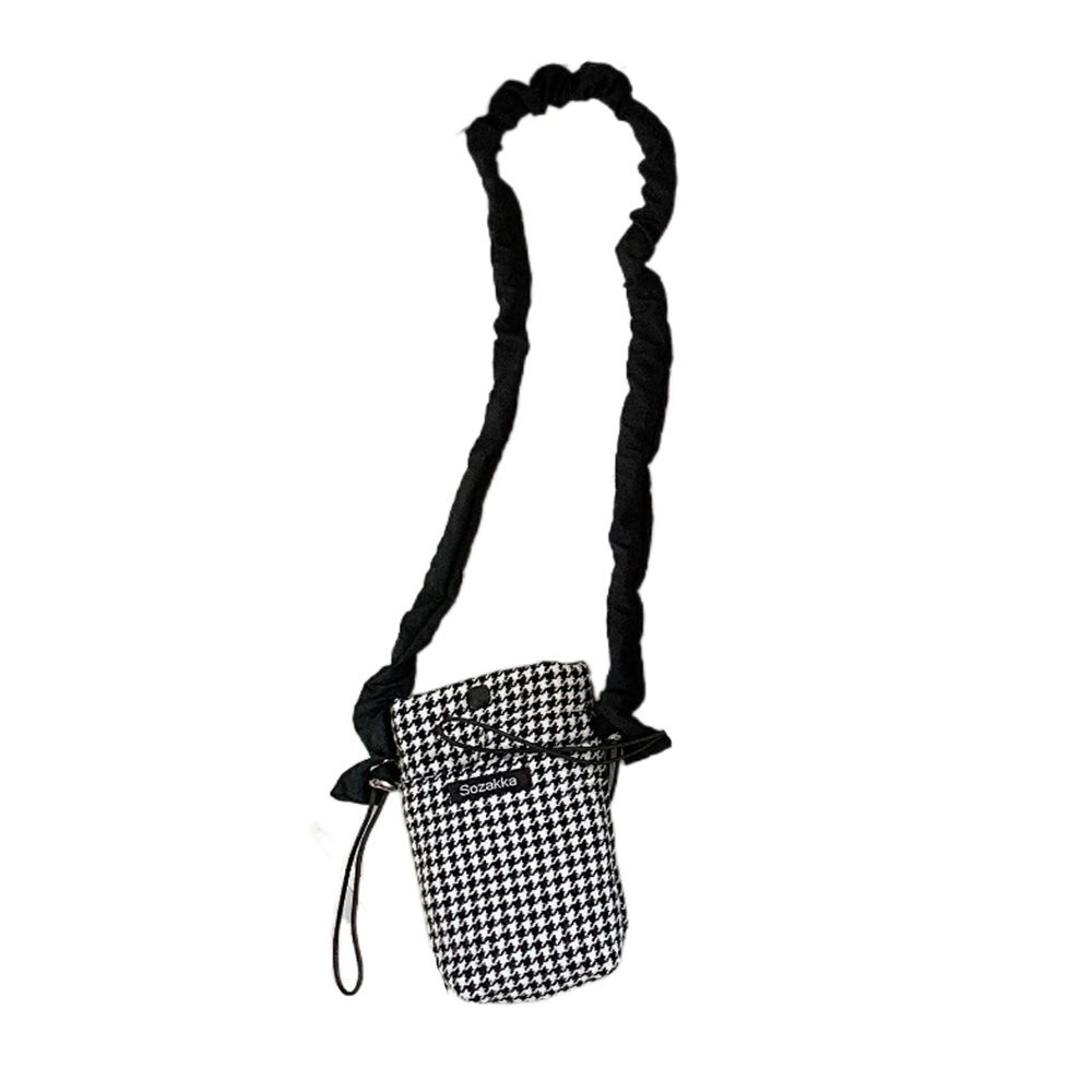 

Модні гаманці для помади Гусяча лапка На плече Месенджер Сумка для монет Жіноча сумка крос-боді Сумка для мобільного телефону B