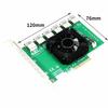 PCIE 1 to 6 PCI Express X4 20Gb 1 to 6 Riser Card Adapter PCI-E Slot 4X to 16X USB 3.0 Riser Extender For Bitcoin Miner Mining