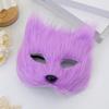 Cats Half Face Mask Foxes Mask Foxes Tail Animal Fancy Costume Animal Foxes Costumes Accessories for Halloween Cosplay