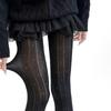 Essential Polka Dot Pattern Pantyhose Cotton Material Comfortable Tights Ribbed Texture Fashion Leggings