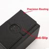 Fashion PU Leather Card Deck Box Flannel Collection Window Collection Box Card Stacking Storage Box Women Men