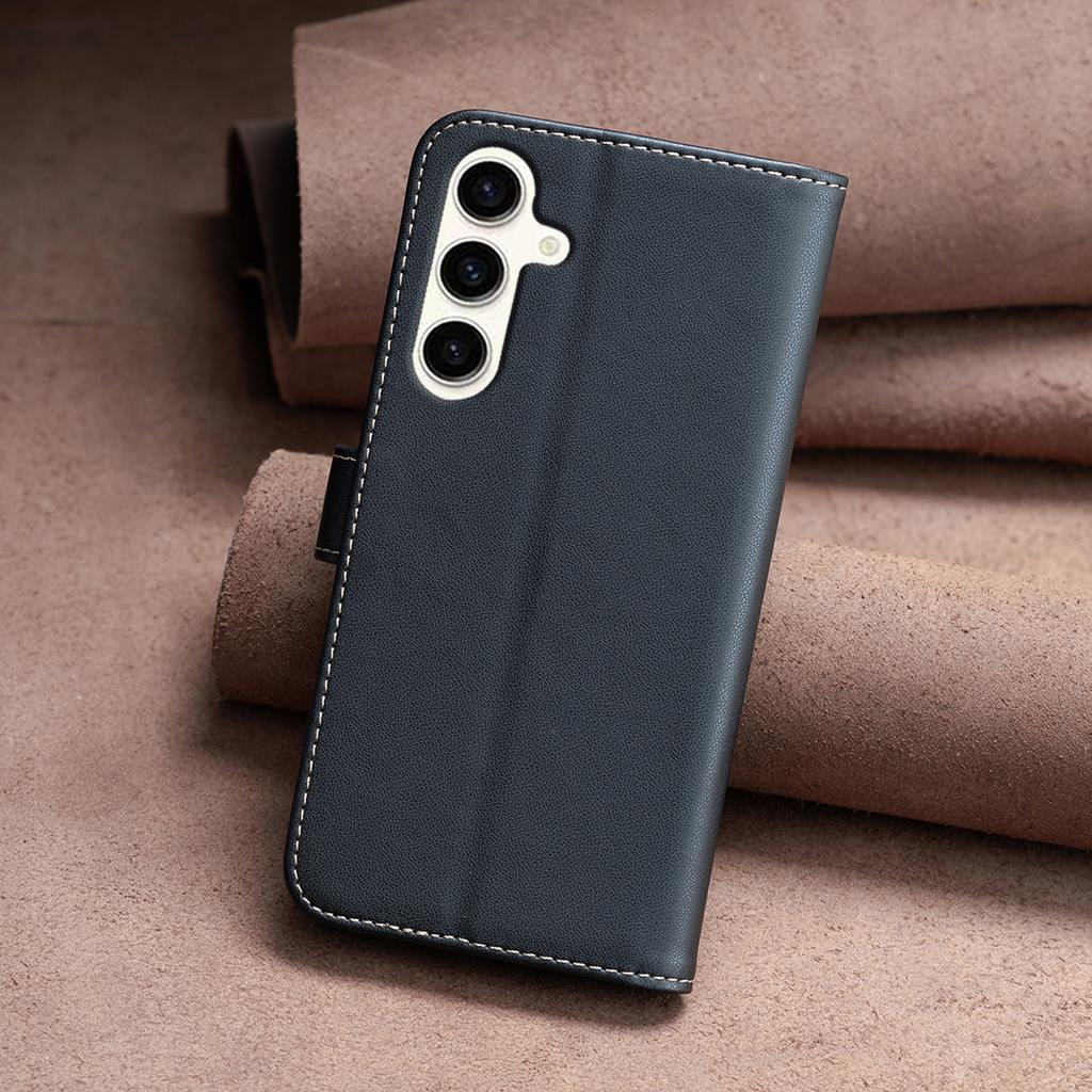 BINFEN COLOR BF17 For Samsung Galaxy M35 5G Case Leather Protective Phone Cover
