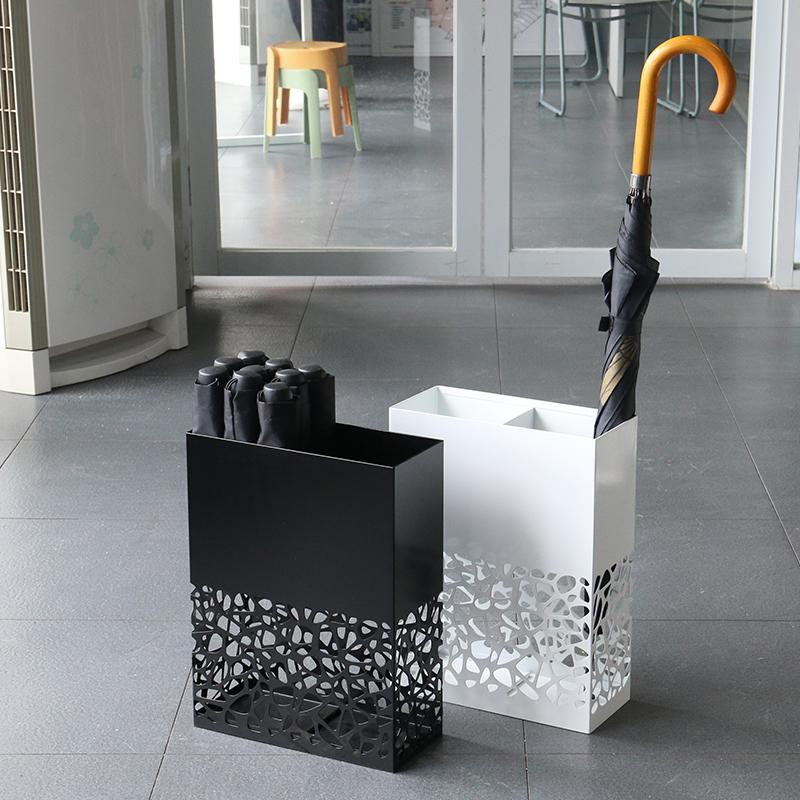 Hollow Design Umbrella Holder, Entryway Rain Stand, Compact Umbrella Storage Bucket, Home Umbrella Organizer