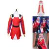 Vibrant Darling In The Franxx Zero Two Dress With Headwear For Cosplay Events